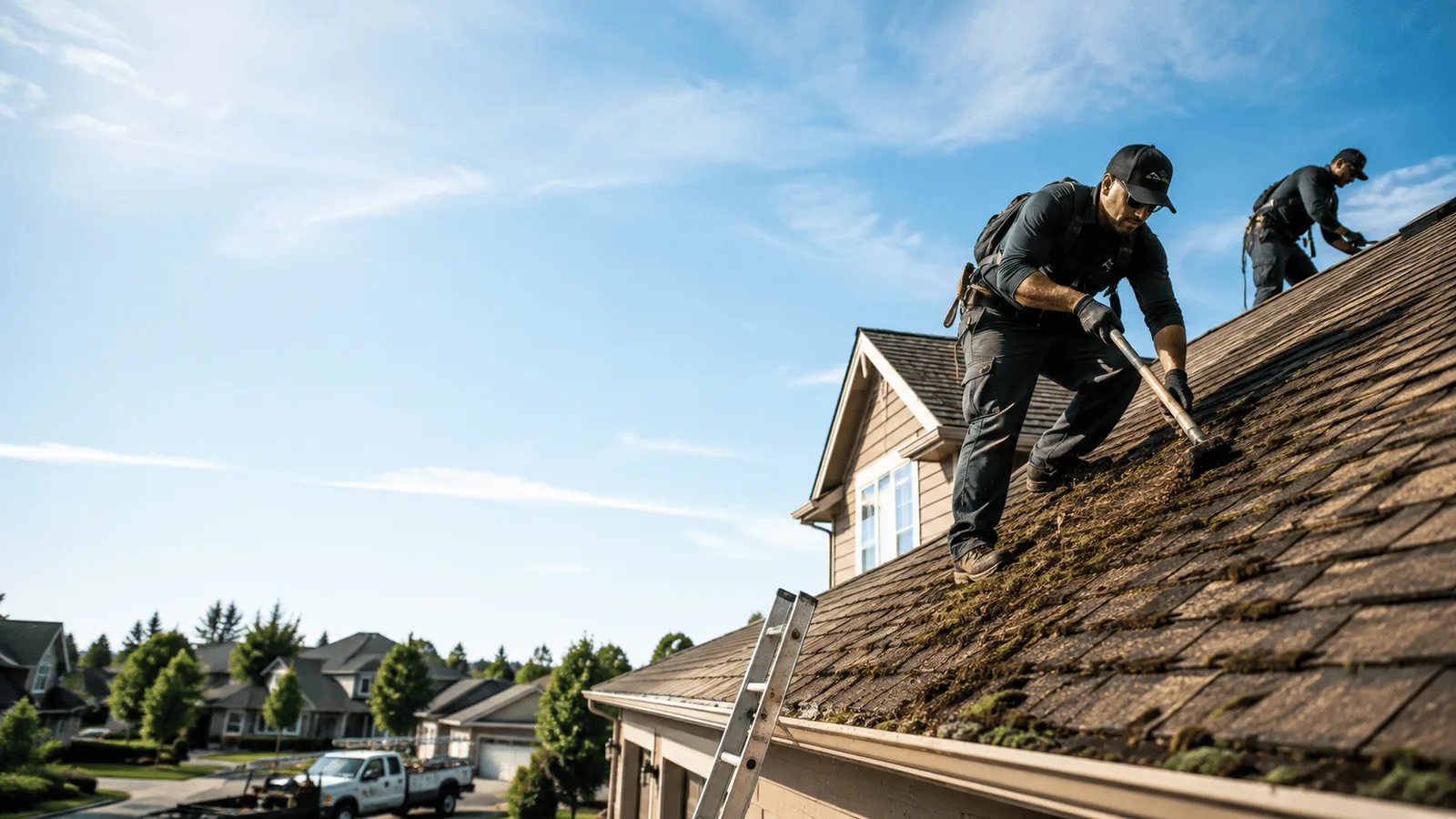 Roof Moss Removal in Leesville, LA near me